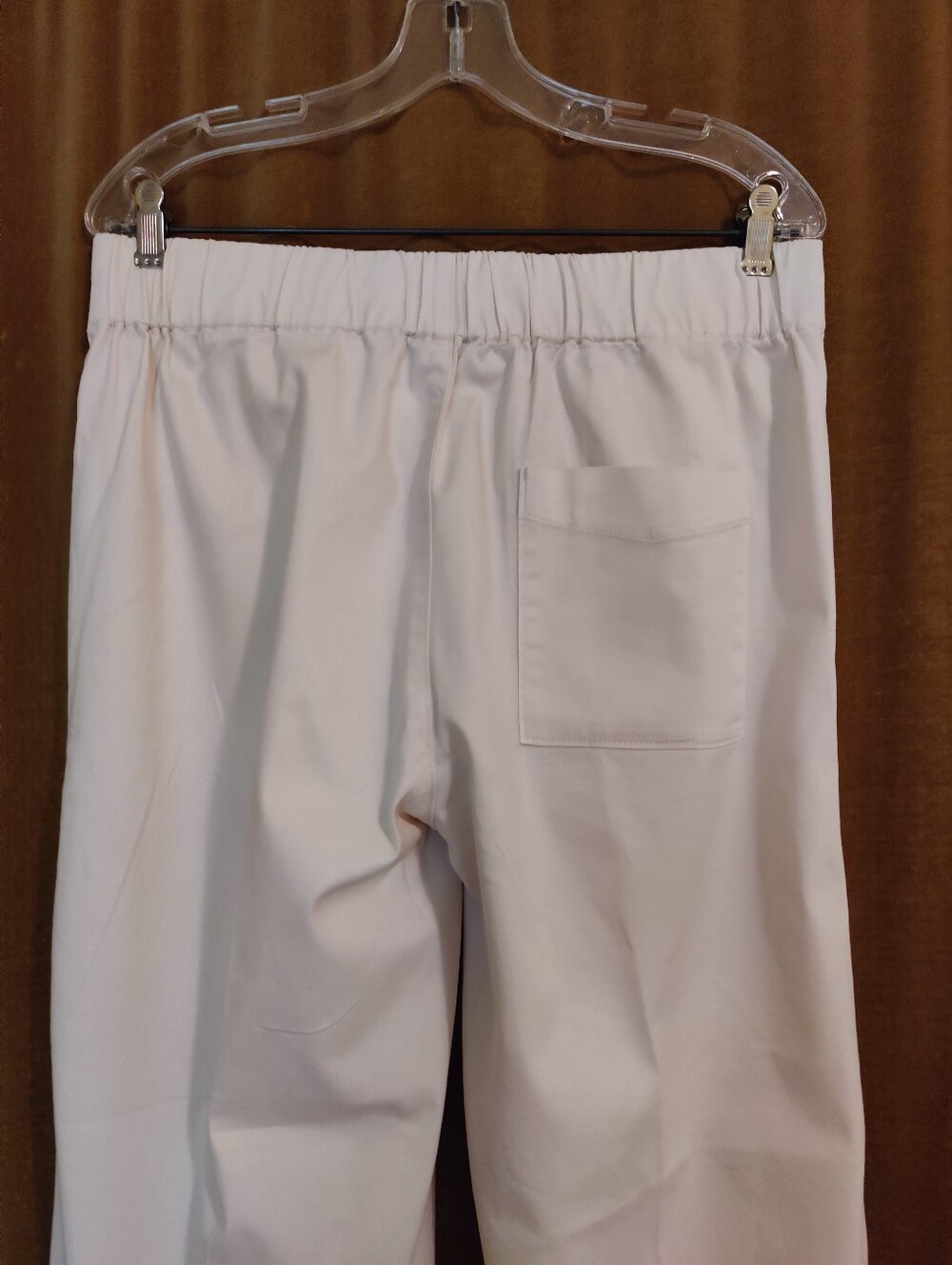 J. Crew Astrid Wide Leg Chino In Off White, Size M - Picture 8 of 10